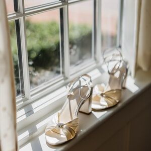 Chic Cream Women's Heels